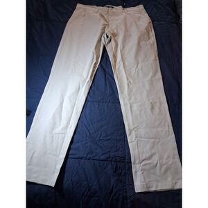 Michel Rouen Proflex Golf Pants Silver Gray 36x34 Performance Stretch